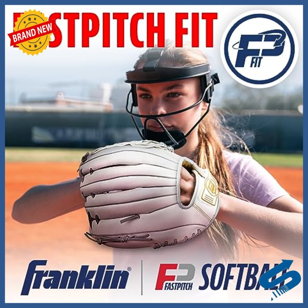 Youth Fastpitch Softball Glove, 10.5" Ready-to-Play, Adjustable Wrist Strap - Picture 5 of 7